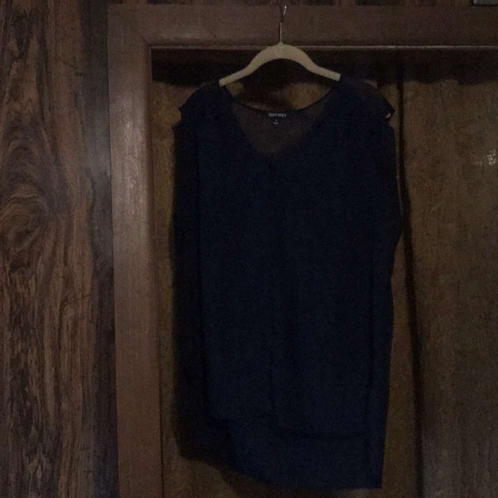 Navy Blue Blouse